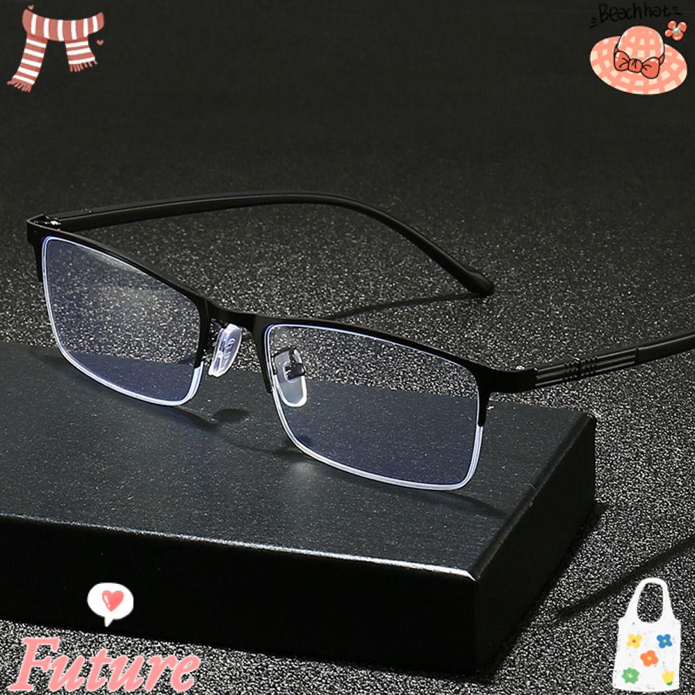 Kính Đọc Sách Nửa Gọng Chống Ánh Sáng Xanh Phong Cách Vintage