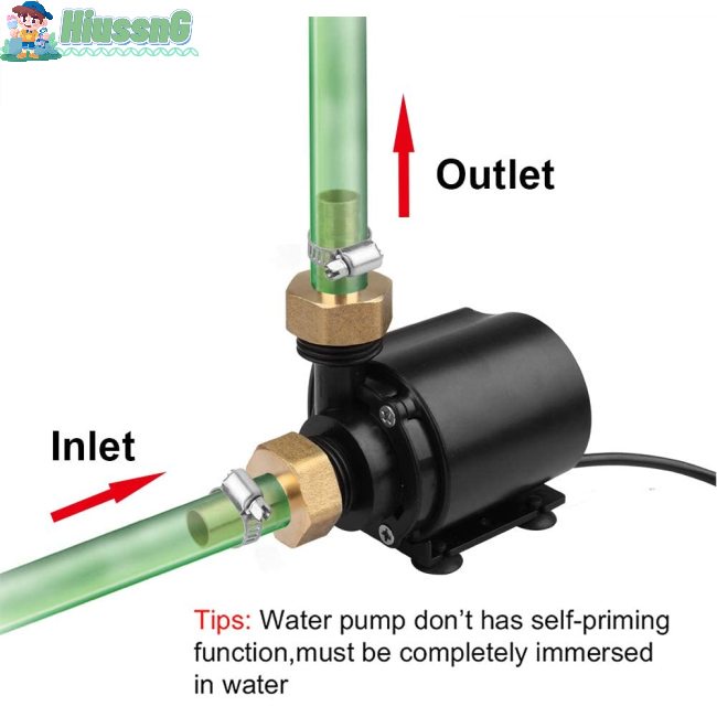 Máy Bơm Nước Mini DC12V Không Chổi Than Chất Lượng Cao