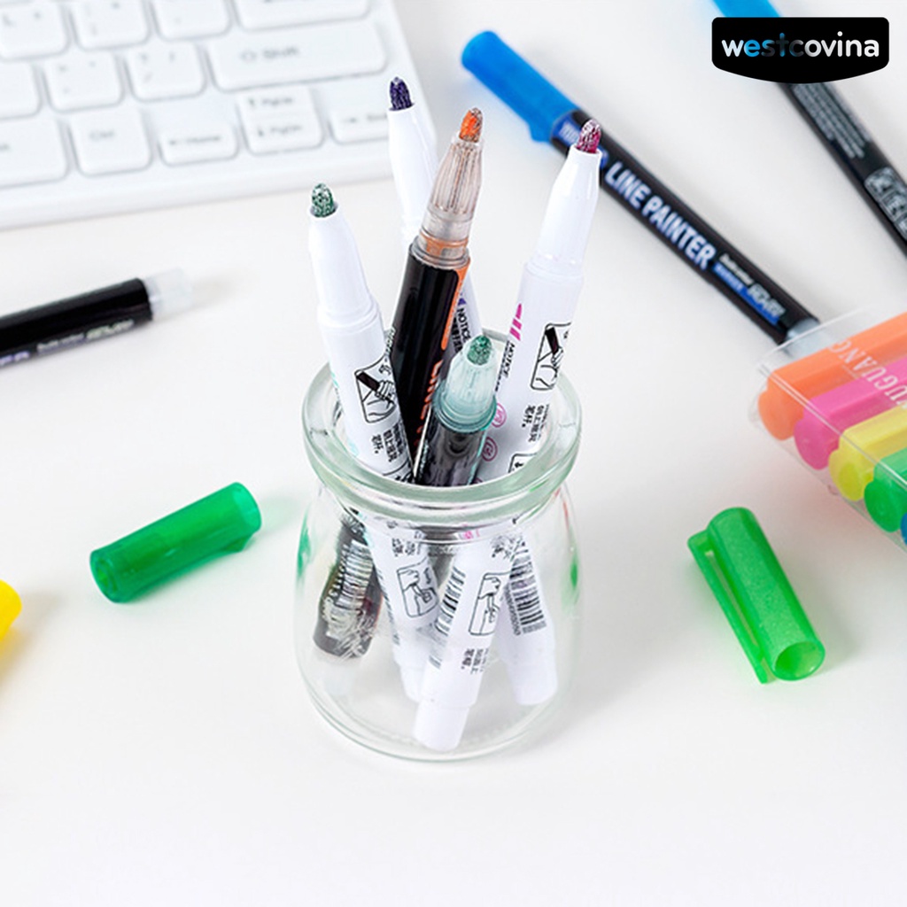 [COD]♪1 Bộ Bút Đánh Dấu Màu Sắc Tươi Sáng Không Mùi Thoải Mái DIY