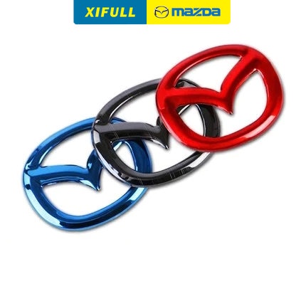 Miếng Dán logo Trang Trí Vô Lăng Xe Hơi Mazda 2, 3, 6, CX4, CX5, CX30
