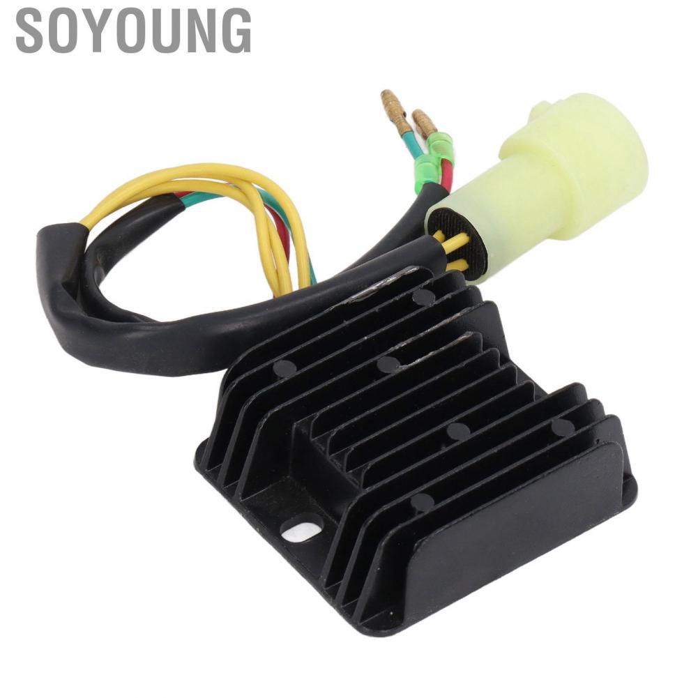 Soyoung Voltage Regulator Rectifier  High Strength Voltage Regulator Metal Easy Install  for ATV