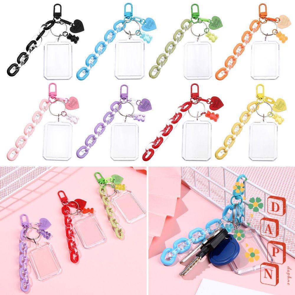 Daphs Móc Chìa Khóa / Thẻ Bằng Acrylic Màu Kẹo Hình Thần Tượng Dễ Thương Trang Trí Xe Hơi / Văn Phòng