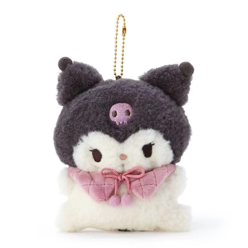 12cm Búp Bê Nhồi Bông Sanrio Cuye & Kuromi Có Móc Khóa Quà Tặng Cho Bé búp bê đồ chơi nhồi bông đồ chơi