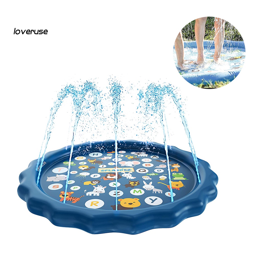 Thảm Phun Nước Bơm Hơi Họa Tiết Động Vật / Chữ Cái Kích Thước 170cm Cho Trẻ Em