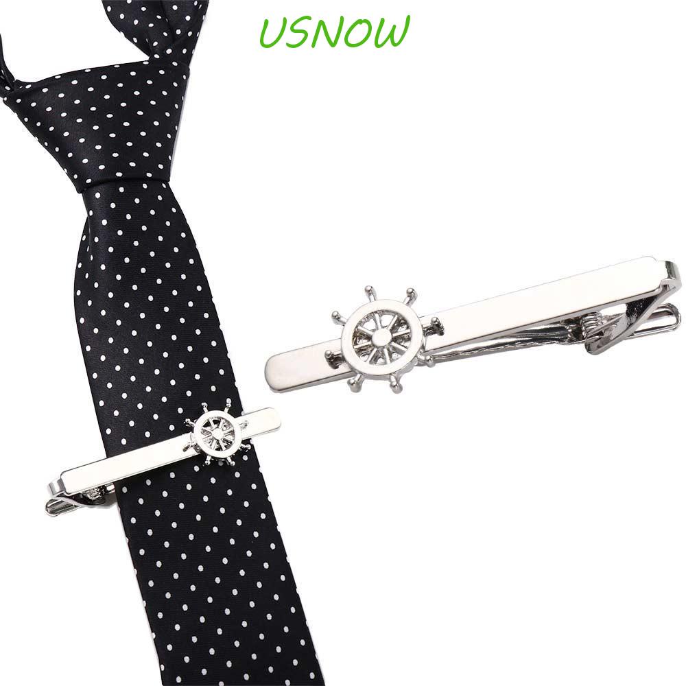 Kẹp Cà Vạt Hình Bánh Lái Sáng Tạo Thời Trang Dự Tiệc Cưới|Kẹp Khóa Mạ Điện Chuyên Dụng Chất Lượng Cao