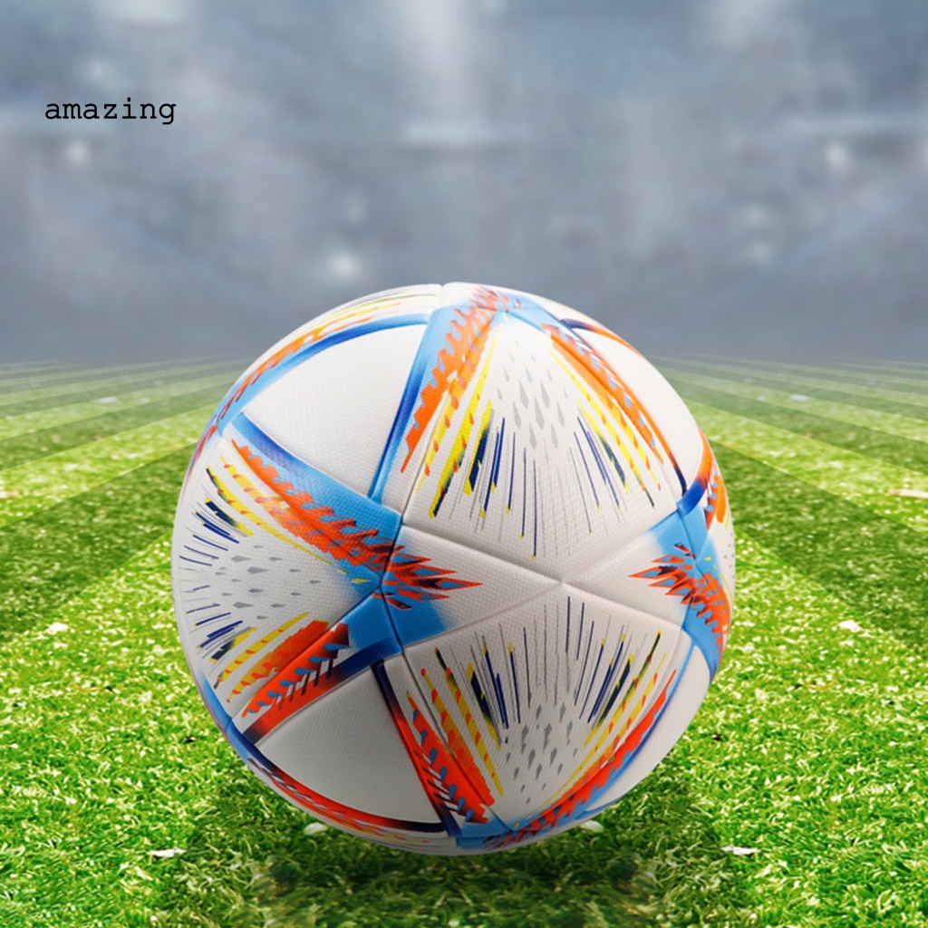 Quả Bóng Đá Thể Thao Mềm Mại Chống Thấm Nước In Họa Tiết Size 5
