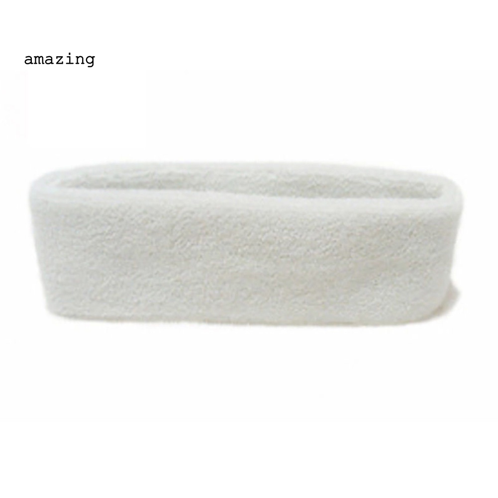 Băng Đô Thể Thao Unisex Co Giãn Màu Trơn Dành Cho Tập Yoga Gym