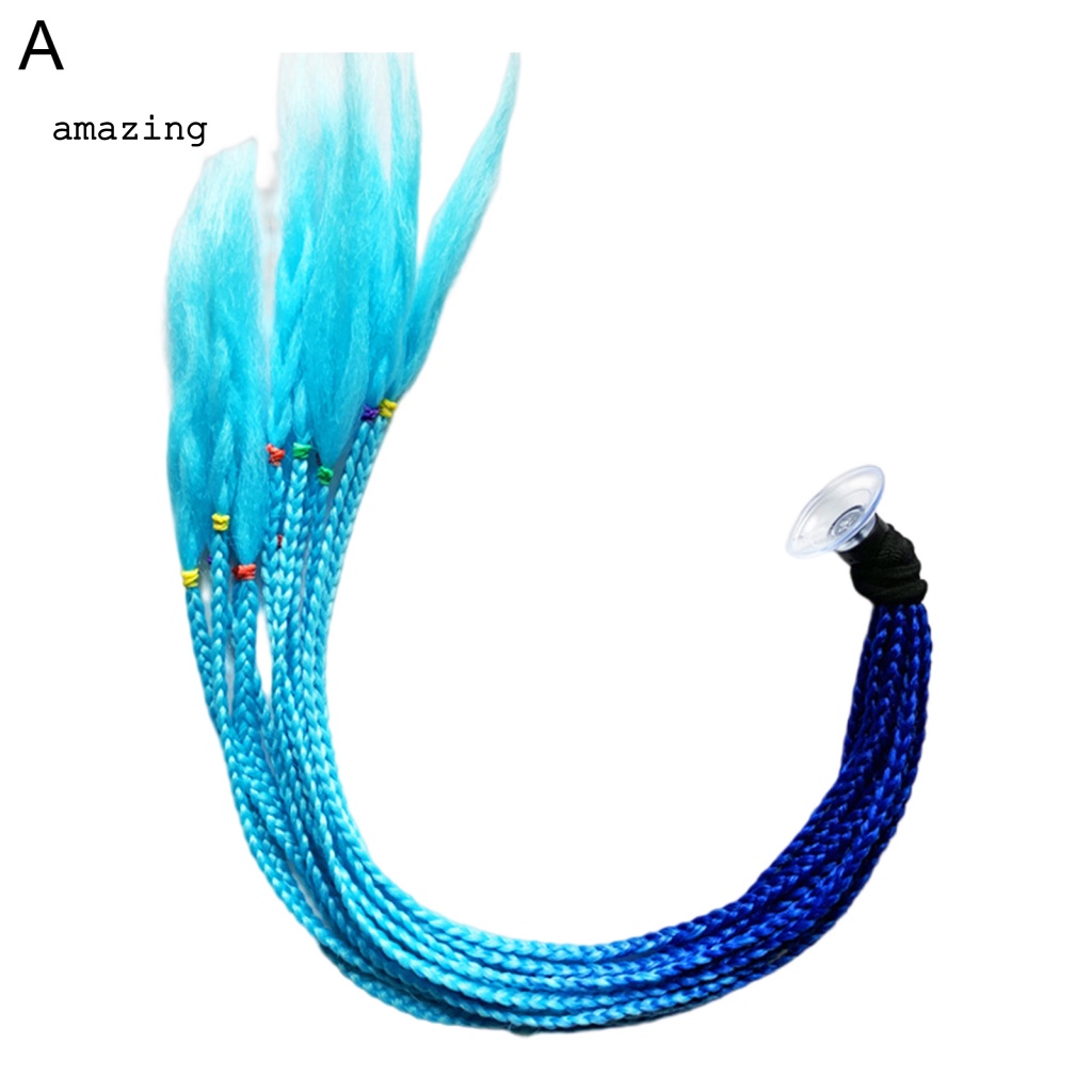 Mũ Bảo Hiểm Xe Máy / Xe Đạp Bện Tóc Độ Đàn Hồi Cao Cho Nữ