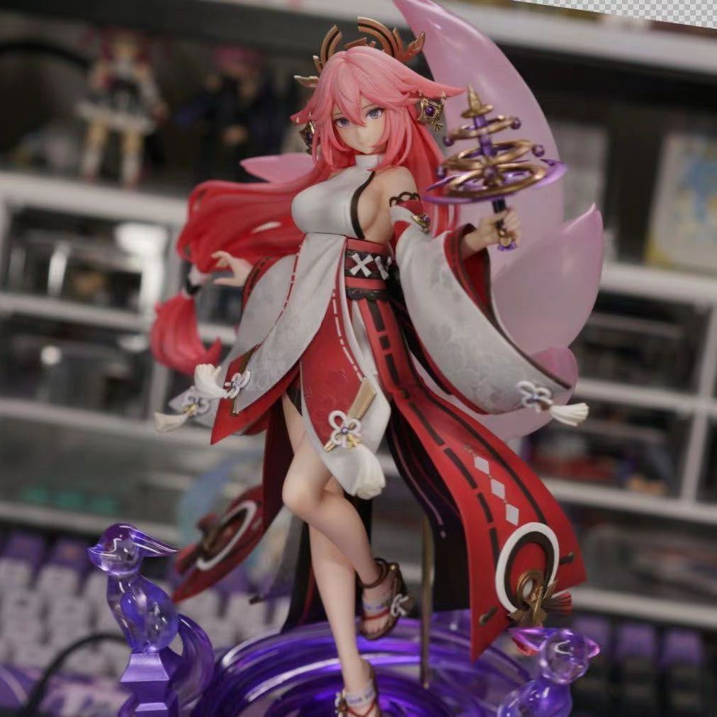 Yuanshen Genshin Yae Kamiko Mô Hình Nhân Vật Nữ Anime Làm Bằng Thủ Công