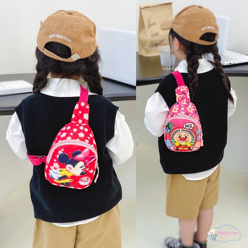 Túi Đeo Chéo Ngực Trọng Lượng Nhẹ In Họa Tiết Hoạt Hình Thời Trang Cho Bé Gái