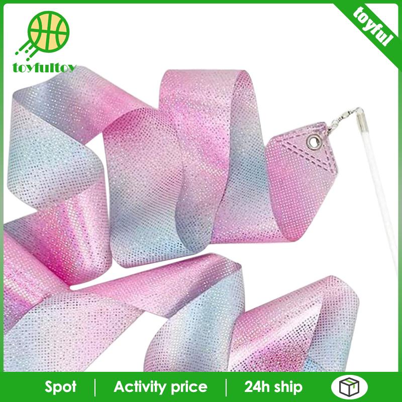 Dây Ruy Băng Lấp Lánh Dài 2M Dùng Tập Thể Dục Nhịp Điệu Cho Người Lớn Và Trẻ Em