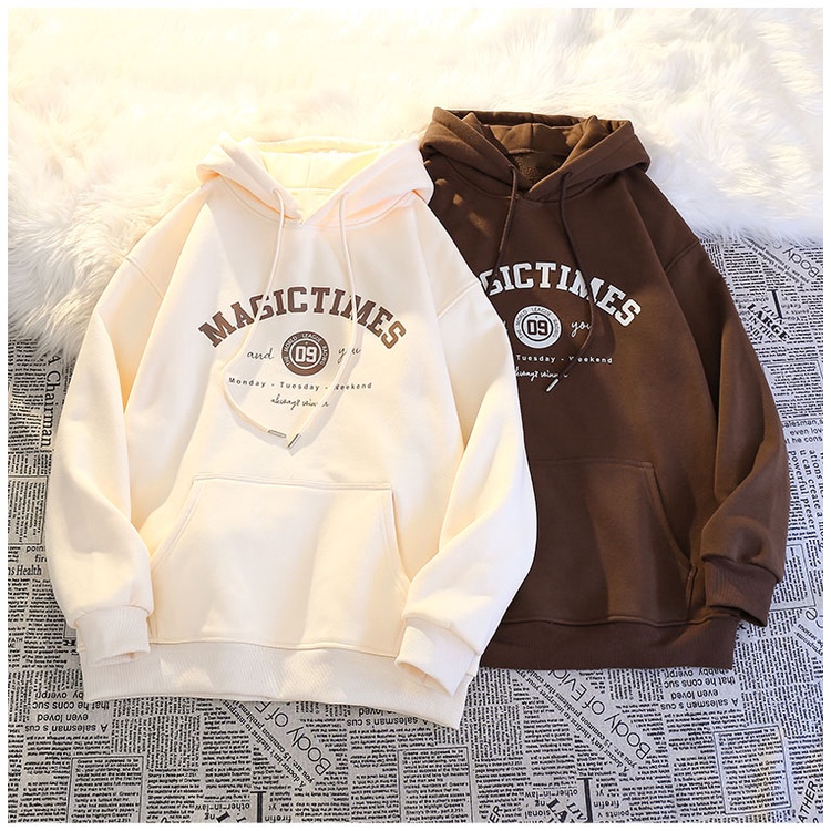 Áo Hoodies Phong Cách Hàn Quốc Plus Size S-3XL