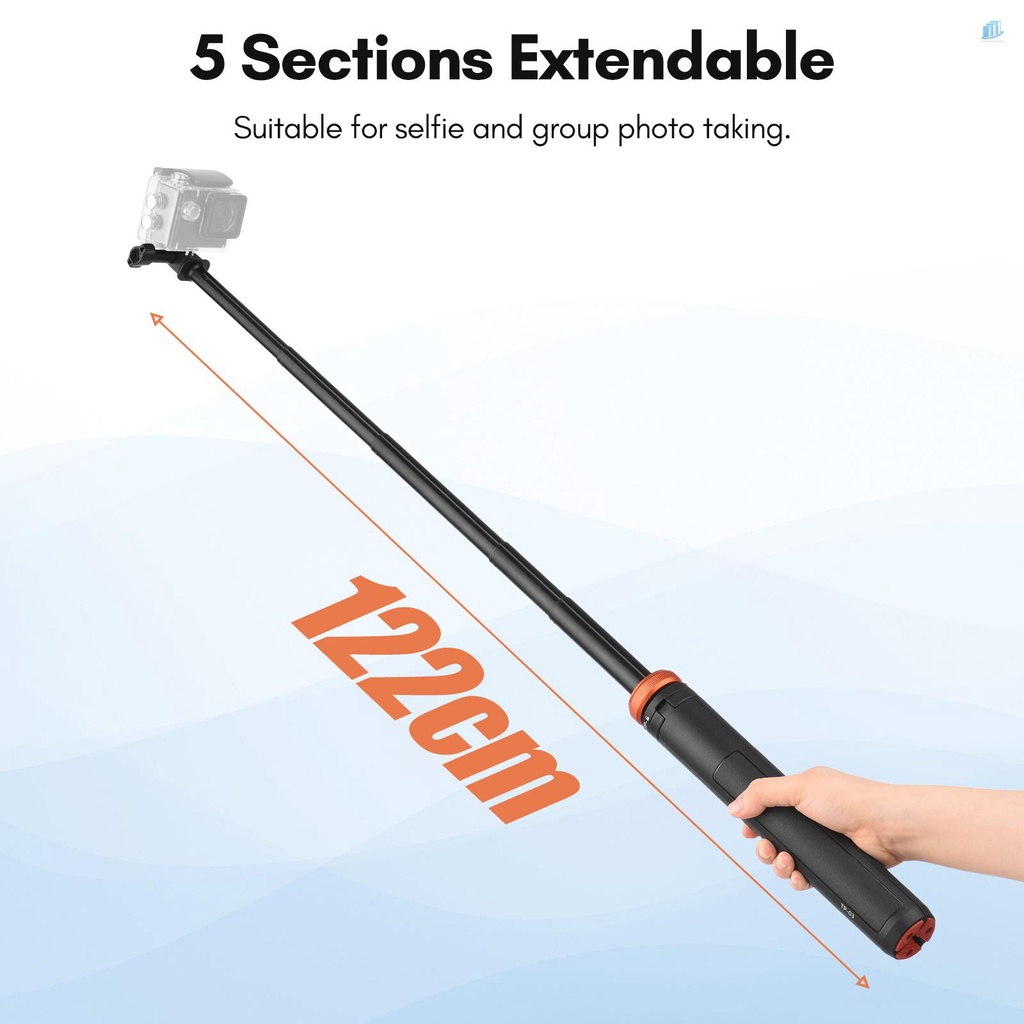 Gậy Selfie Thể Thao Max... smartwatchinone UURIG TP-03 Ốc Vít 122cm Dài 1 / 4 Inch Chuyên Dụng Cho Máy Ảnh / Điện Thoại Thông Minh