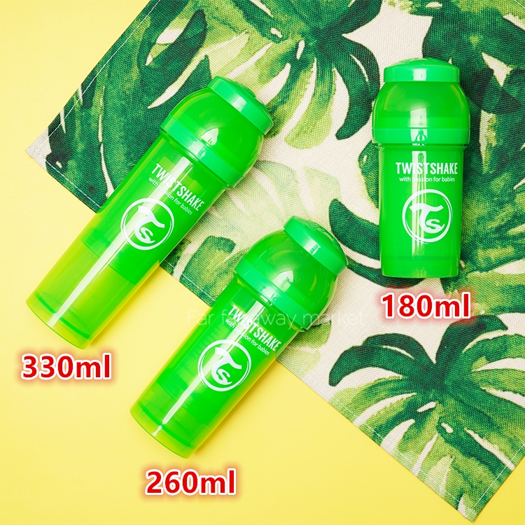 Bình Sữa Em Bé Chống Tràn Xoắn 180ml / 260ml / 330ml
