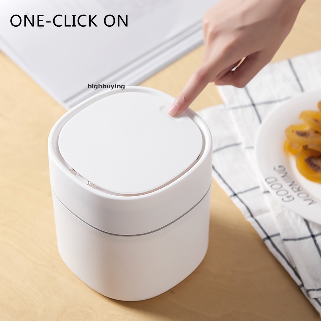 Thùng Rác Mini Để Bàn Có Nắp Đậy Tiện Lợi