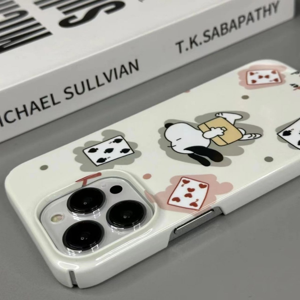 Ốp Điện Thoại Cứng Họa Tiết Hoạt Hình Cún Cưng Dễ Thương Cho Iphone 12 Xsmax 11Pro 14pro 13pro xr XS2W