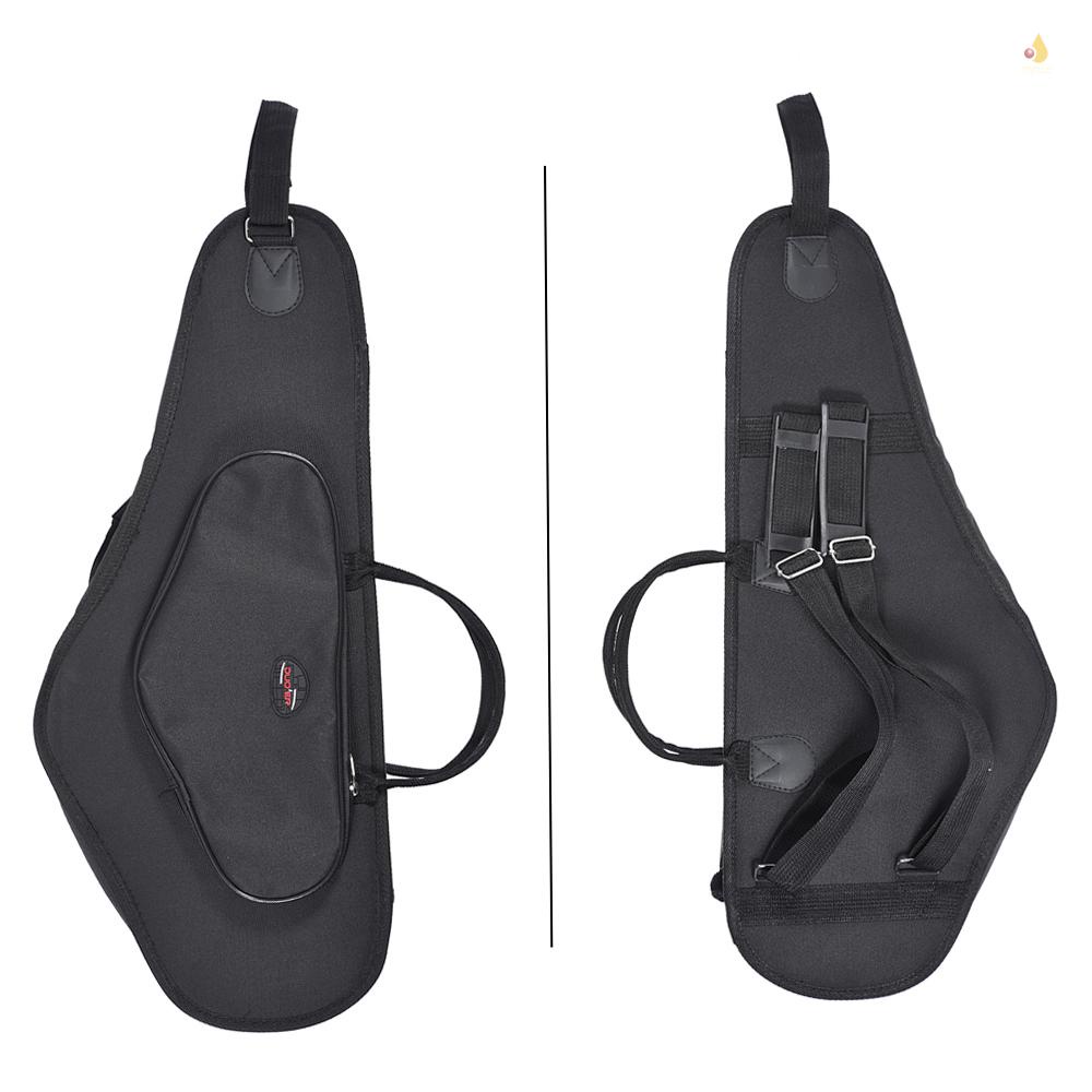 Túi Đựng Kèn Saxophone Alto Saxophone 600D Bằng Xốp Cứng Dày 10mm Có Khóa Kéo Đôi Có Thể Điều Chỉnh Và Dây Đeo Vai