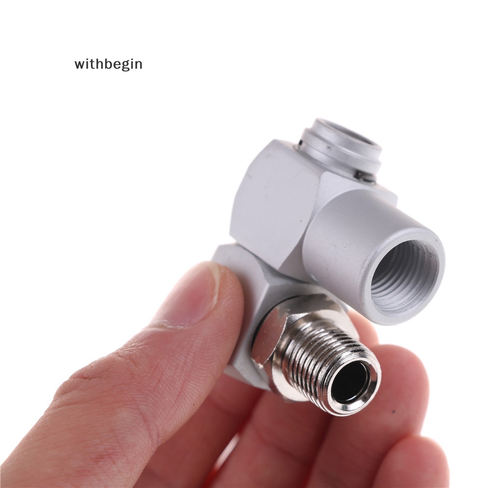 Đầu Nối Dây Dẫn Khí Nén 1 / 4 BSP Xoay 360 Độ Tùy Chỉnh Tiện Dụng