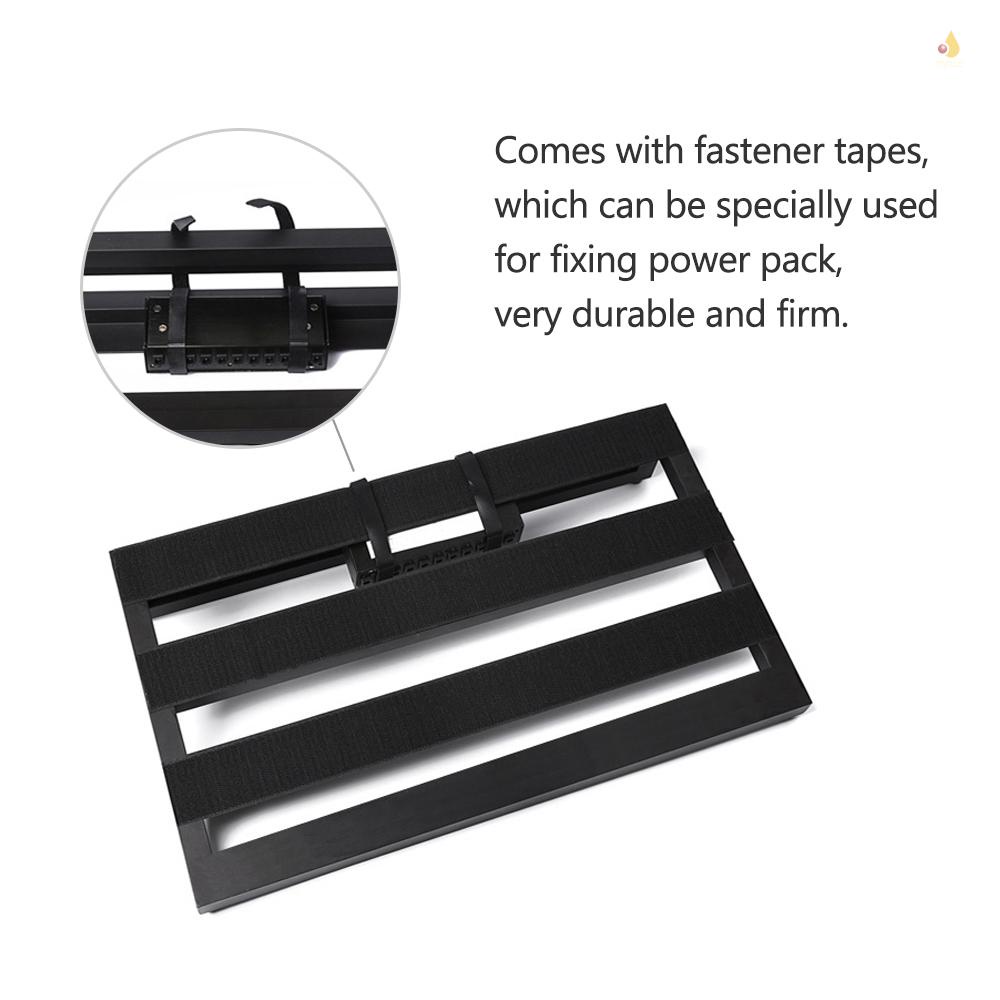 Bàn Đạp Hiệu Ứng Đàn Guitar Bằng Hợp Kim Nhôm Kích Thước Lớn 19.7X11 Inch Kèm Túi Đựng Tiện Lợi