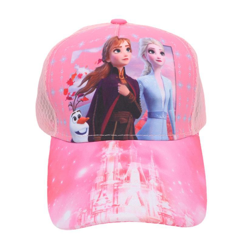 Mũ Lưỡi Trai Chống Nắng Thoáng Khí In Hình Frozen Dễ Thương Cho Bé