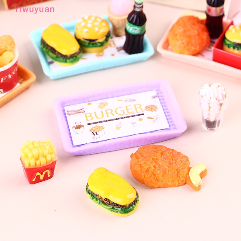 Xô Đựng Khoai Tây Chiên / Burger Mini Bo11 Cho Nhà Búp Bê