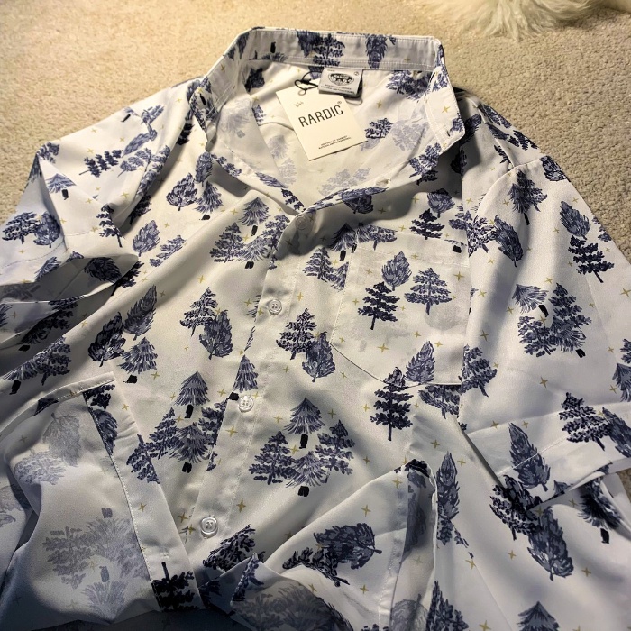 NRVP Áo Sơ Mi Nữ Ngắn Tay In Họa Tiết Độc Đáo Phong Cách Hàn Quốc Mới