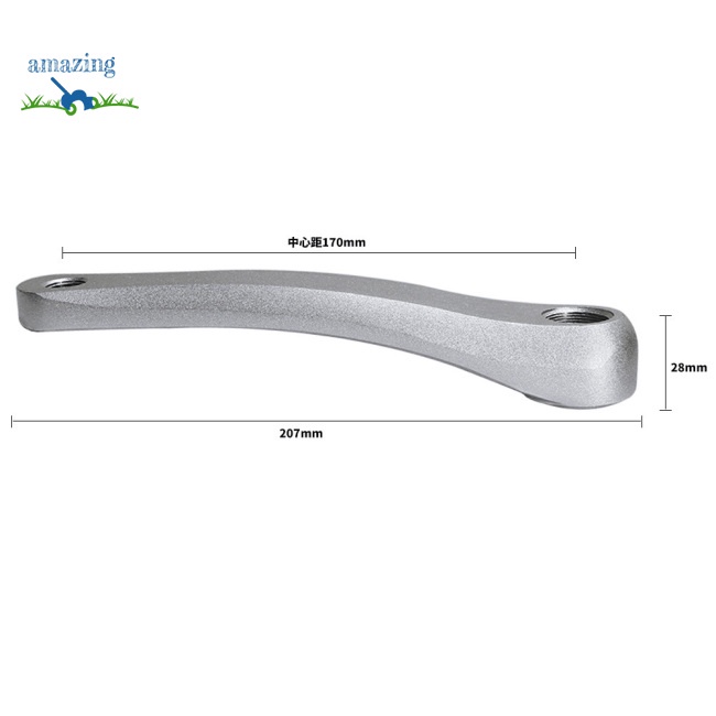 Trục Quay Tay Trái / Phải Hình Vuông 170mm Bằng Hợp Kim Nhôm Cho Xe Đạp Leo Núi