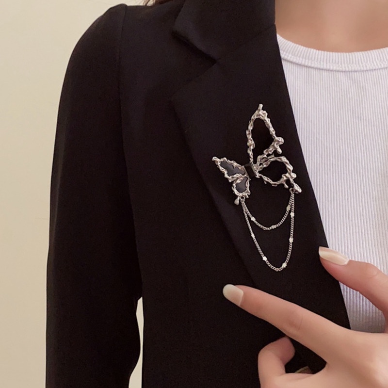 Trâm Cài Áo Hình Bướm Phong Cách retro Hàn Quốc Cao Cấp Thời Trang Thường Ngày Và Cá Tính Dành Cho Nữ niche