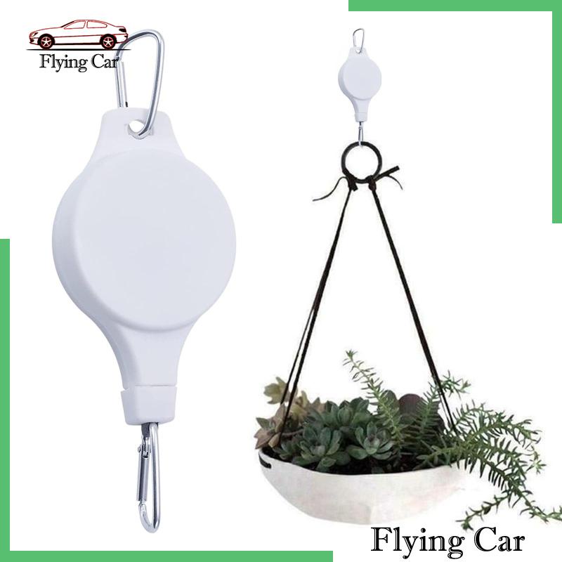 [Lzdjfmy2] Móc Treo Chậu Cây Có Thể Thu Gọn Cho Gara Sân Vườn