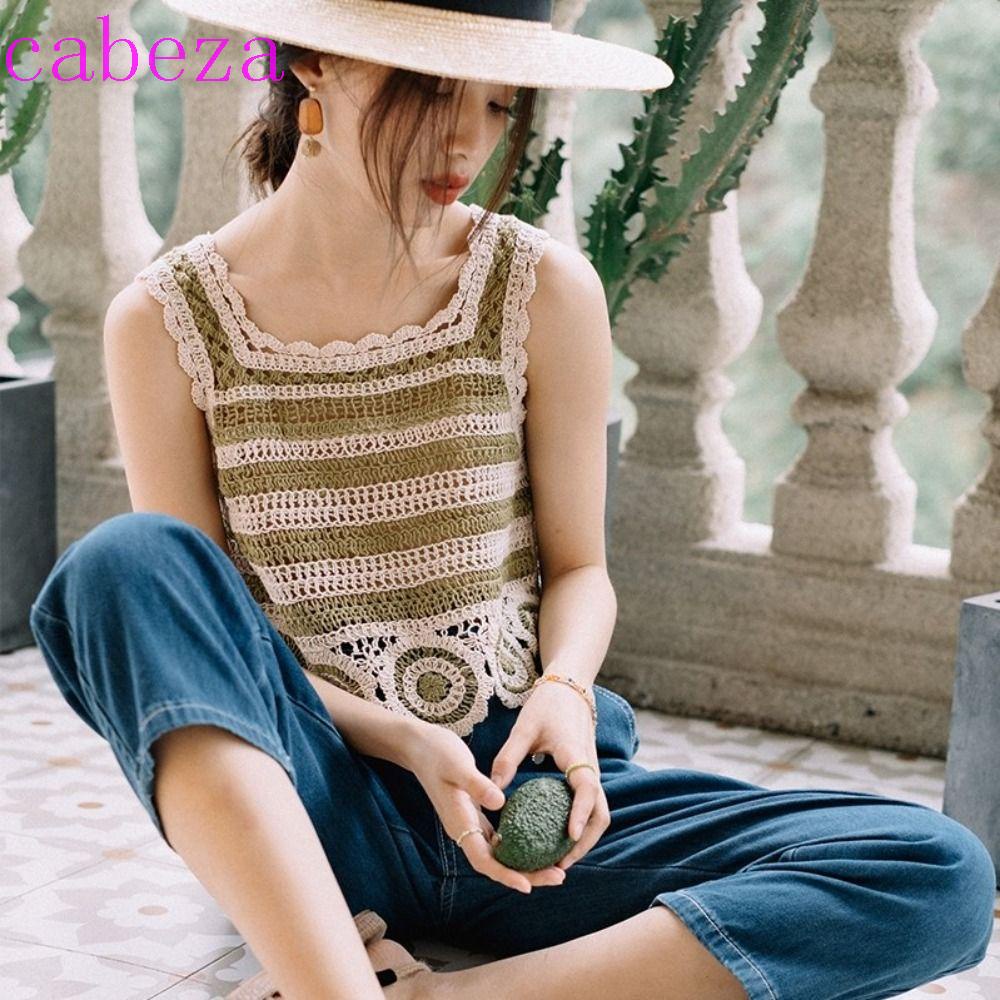 Áo Croptop Cotton Dệt Kim Dáng Rộng Họa Tiết Hình Học Thời Trang Mùa Hè Hàn Quốc