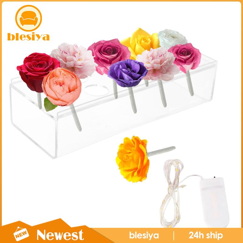 Bộ 10 Lọ Hoa Bằng Acrylic Dùng Trang Trí Bàn Tiệc Cưới