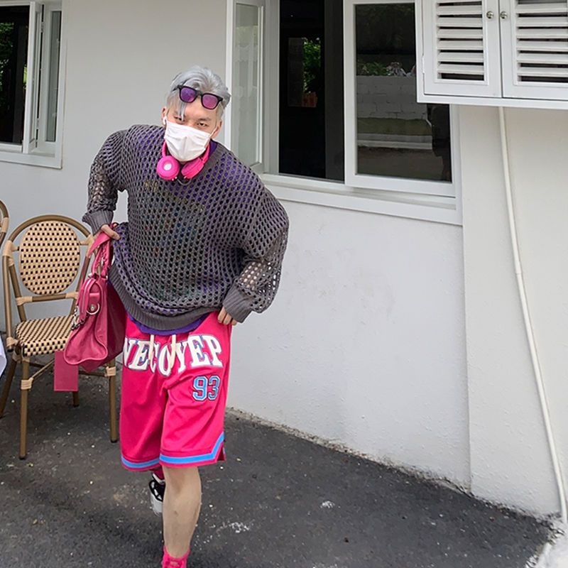 Áo Sweater Cổ Tròn Tay Dài Dáng Rộng Thời Trang Mùa Hè Cho Nam Giới