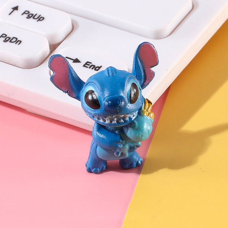 Set 12 Mô Hình Nhân Vật Hoạt Hình Lilo & Stitch Bằng PVC
