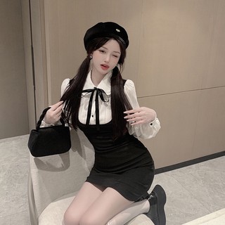 Beauty Giả Váy Nữ Sinh Ghép Tinh Khiết, Mùa Thu Đôn, Ngọt Ngào, Nóng Bỏng, Váy Ôm Tôn Dáng  [hàng Oder]