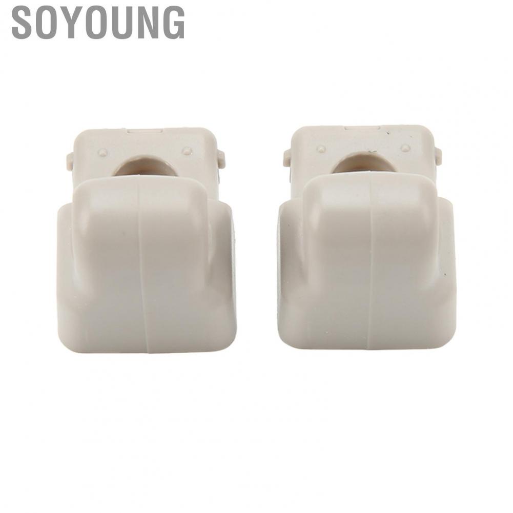 Soyoung Sun Visor  Left Right ABS 1130993‑00‑A Hook 2Pcs Standard Design for Maintenance