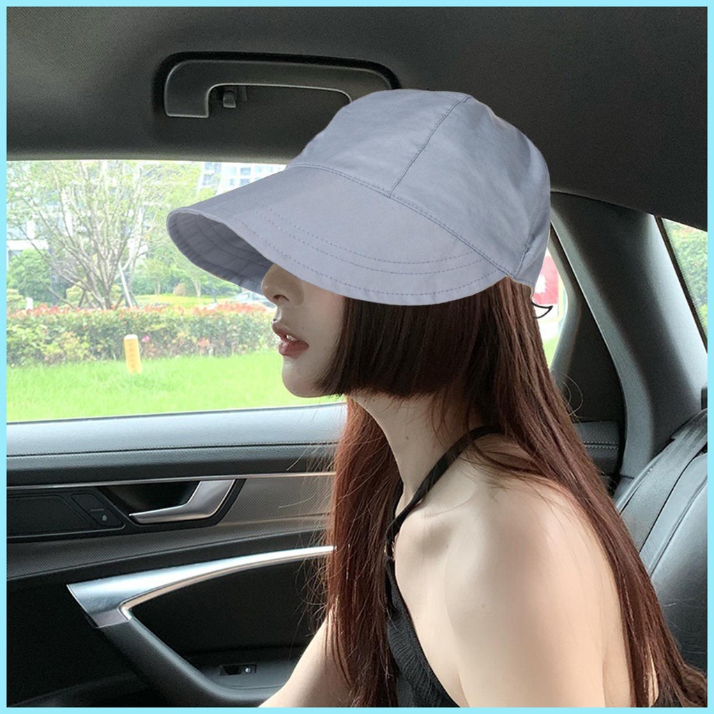 Mũ Rộng Vành Chống Nắng Tia UV Có Thể Điều Chỉnh Kích Cỡ Thời Trang Đi Biển Mùa Hè Cho Nữ