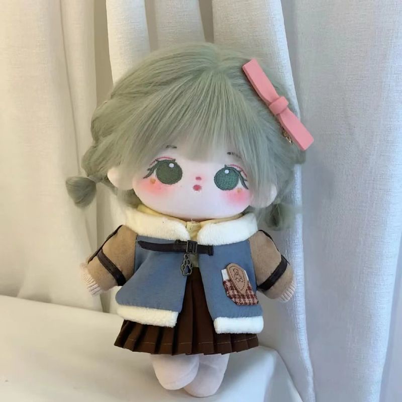 Búp Bê Nhồi Bông Cotton Mềm Mại Dễ Thương Cao 20cm