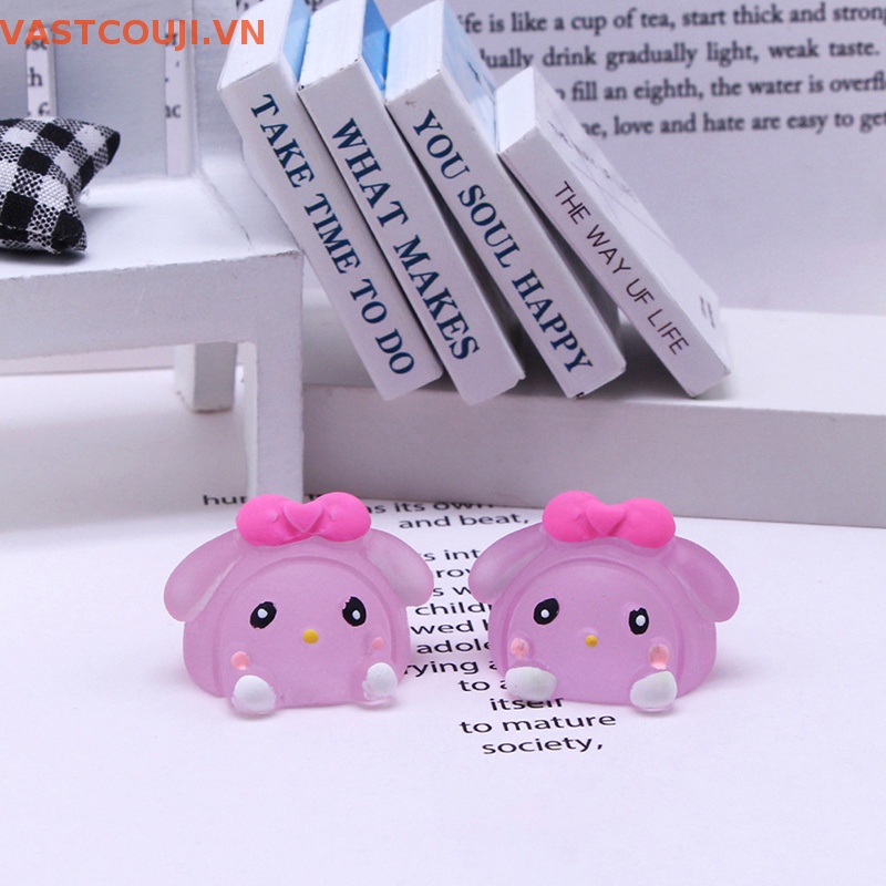 Set 5 Thỏ Dạ Quang Ba Chiều VASTJI DIY Dễ Thương Trang Trí Đa Ứng Dụng