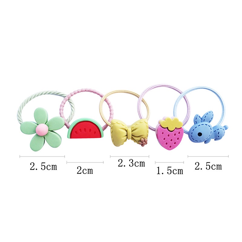 Ygt Dây Buộc Tóc Cao Su Co Giãn Nhỏ Nhắn Dễ Thương Phong Cách Hàn Quốc