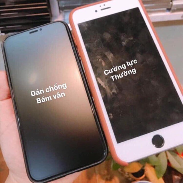 Kính Cường Lực Chống Vân Tay Full Màn cho IPhone 6/6s/6 Plus/7/8/7 Plus/8 Plus/IPhone X/XS Max/11/11 Pro/11 Pro Max