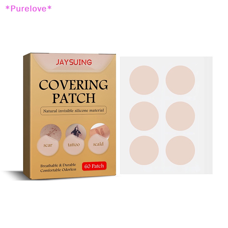 Set 60 Miếng Dán Che Khuyết Điểm Hình Xăm Chống Nước Tiện Dụng Mới