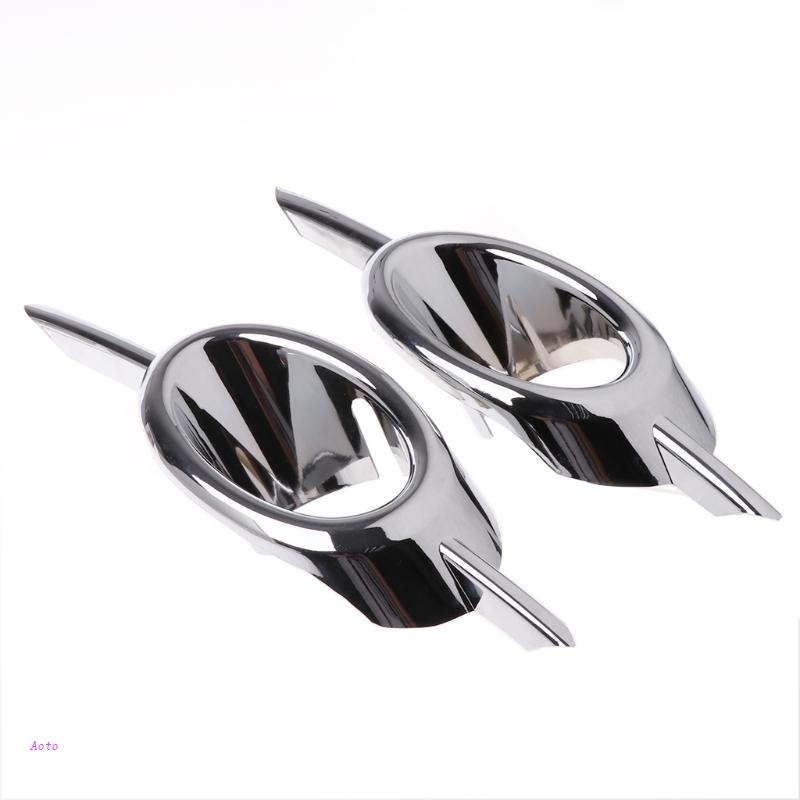 1 Cặp Viền Đèn Sương Mù Phía Trước Bằng Chrome Cho Chevrolet Chevy Cruze 2009-201