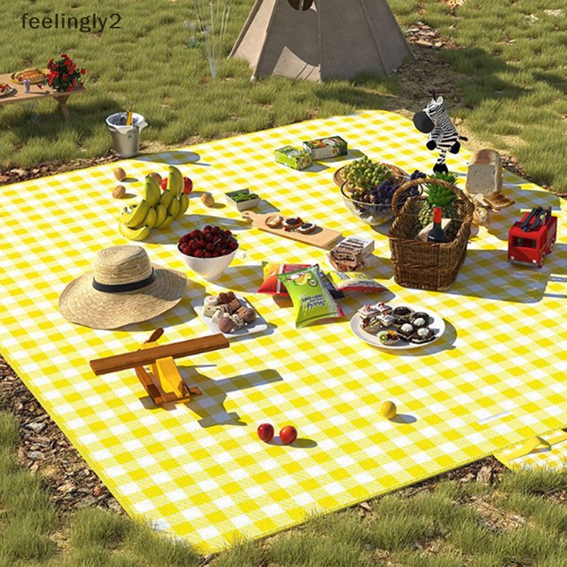 [Hàng Có Sẵn] Thảm Dày Có Thể Gấp Lại Chống Thấm Nước Để Đi Biển Cắm Trại Đi Bộ Đường Dài (F)