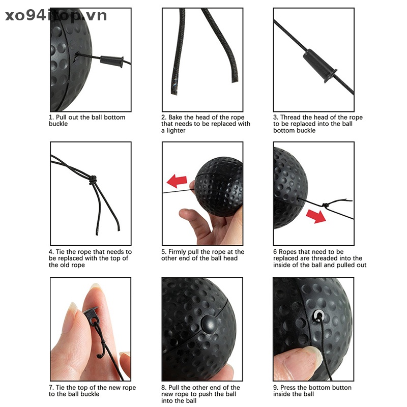 Băng Đô Và Bóng Co Giãn Để Tập Đấm Bốc Tiện Dụng Và Bền