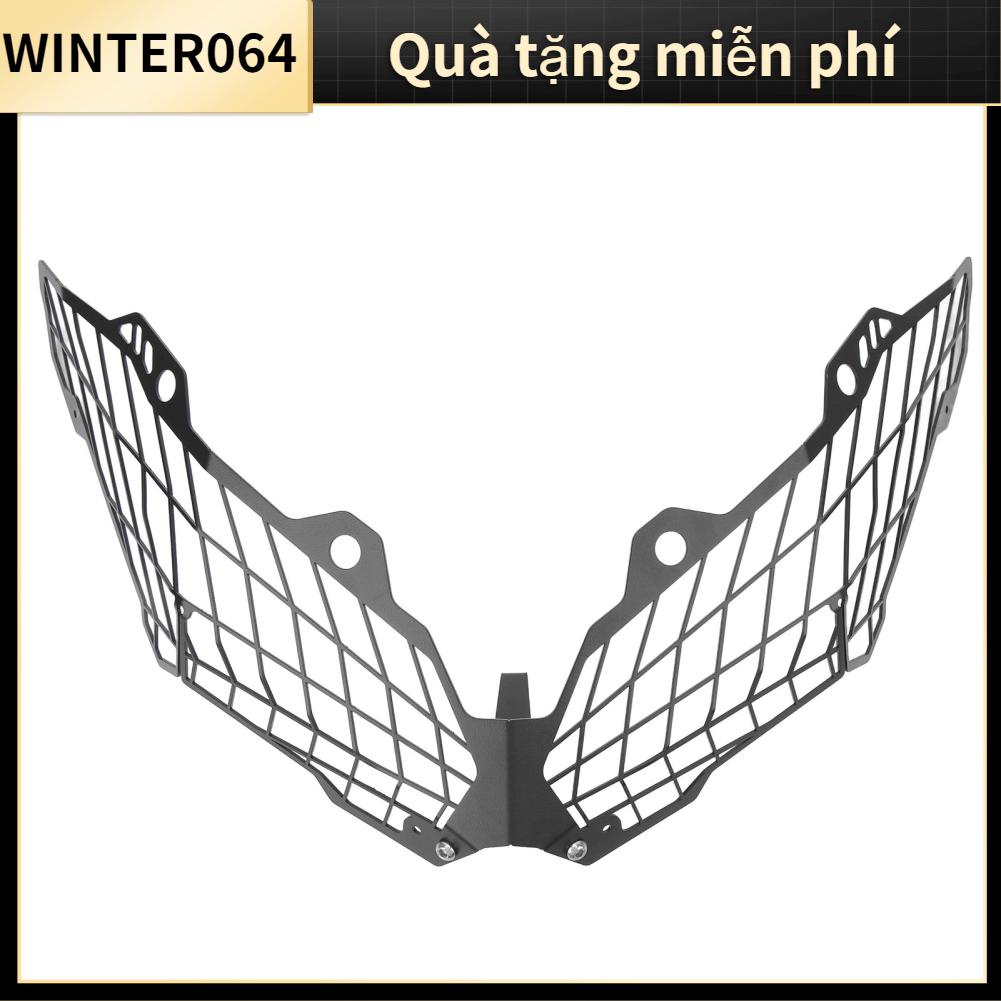Winter064 Xe Máy Đèn Pha Bảo Vệ Nướng Đen Lưới Bao Da Thay Thế Cho Versys 650 300R 1000
