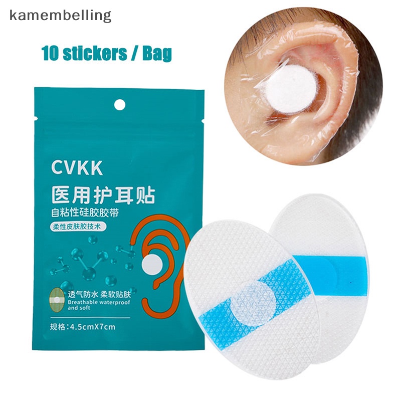 Set 10 Miếng Dán Tai Chống Thấm Nước Khi Đi Bơi Dành Cho Bé