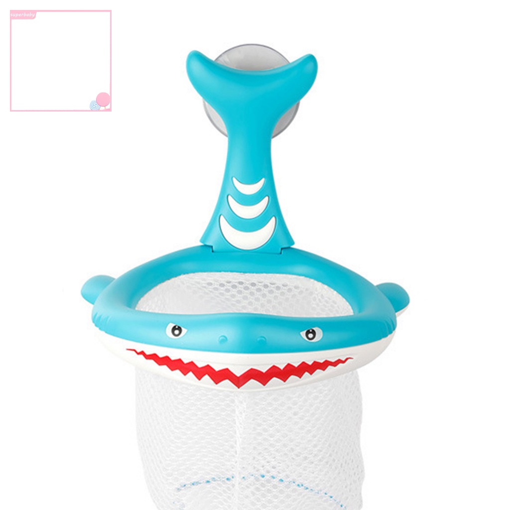 Túi Lưới Đựng Đồ Chơi Cá Mập / Khủng Long Hoạt Hình Cho Bé Khi Tắm