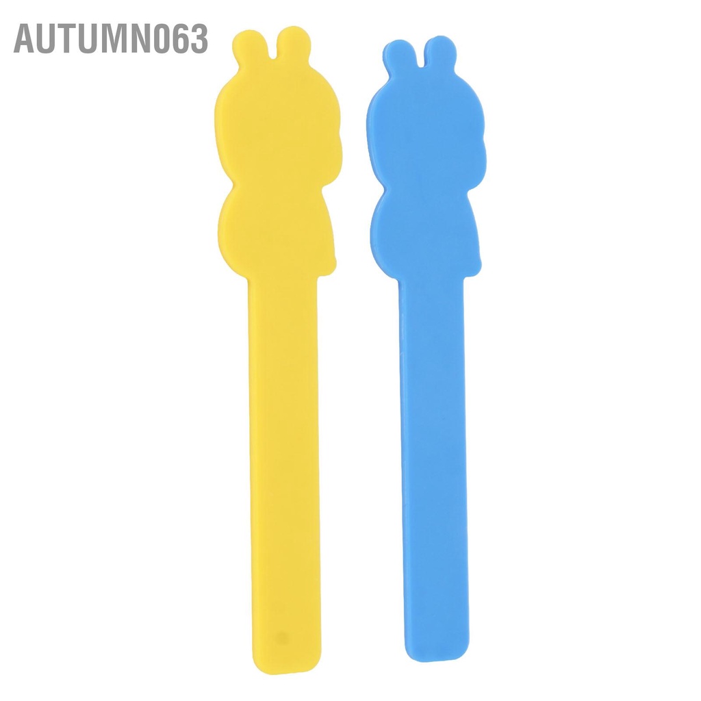 Autumn063 2 chiếc Dụng cụ đè lưỡi Phối màu bằng nhựa Máy tập cơ di động cho trẻ em