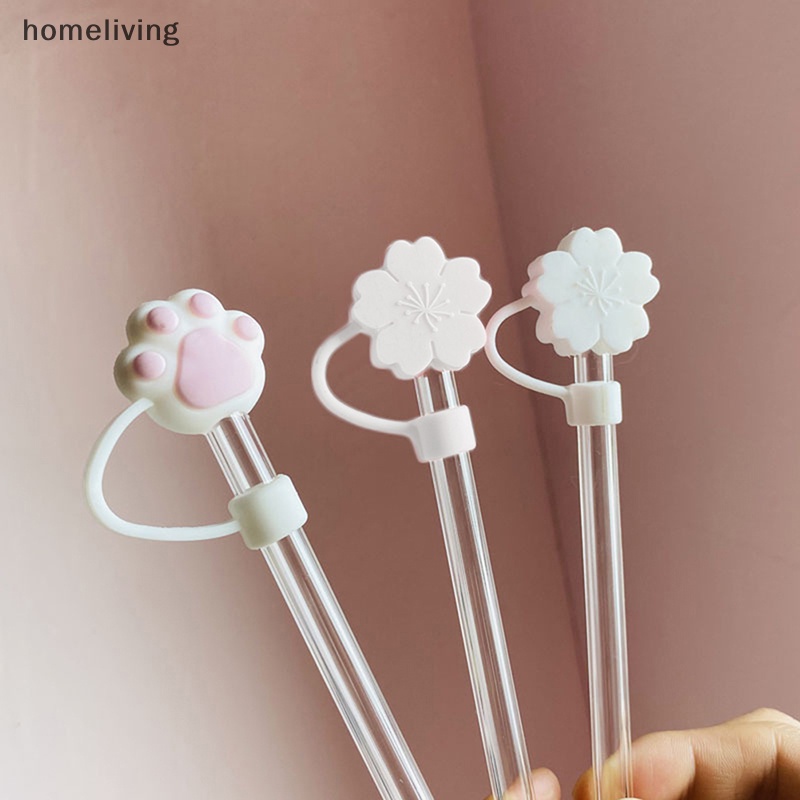 Nút Bịt Ống Hút Bằng Silicon 6-8mm Chống Bụi Có Thể Tái Sử Dụng Tiện Lợi