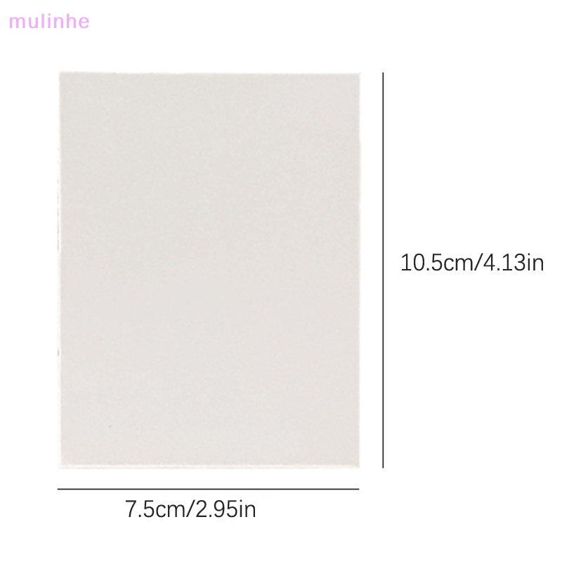 Set 10 Thẻ Giấy Kraft Hai Mặt Màu Trắng Dùng Làm Thẻ Thủ Công DIY